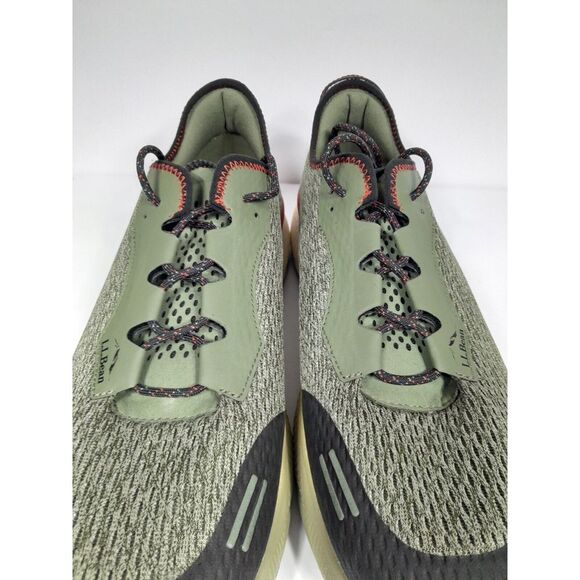 LL Bean Dirigo Lace Up Light Olive Green Lightweight Sneaker Shoes Men 13 M - Picture 5 of 11